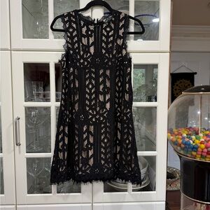 Lots of Love Elegant Black Lace Dress